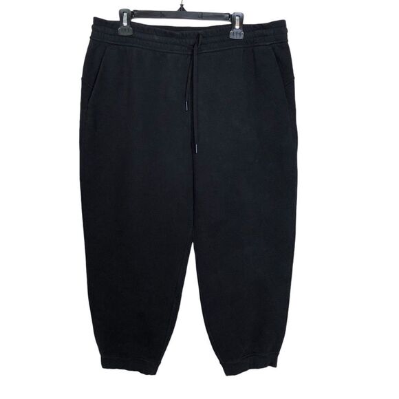 Lululemon Loungeful High-Rise Cropped Jogger Black Size 14 - Picture 4 of 11